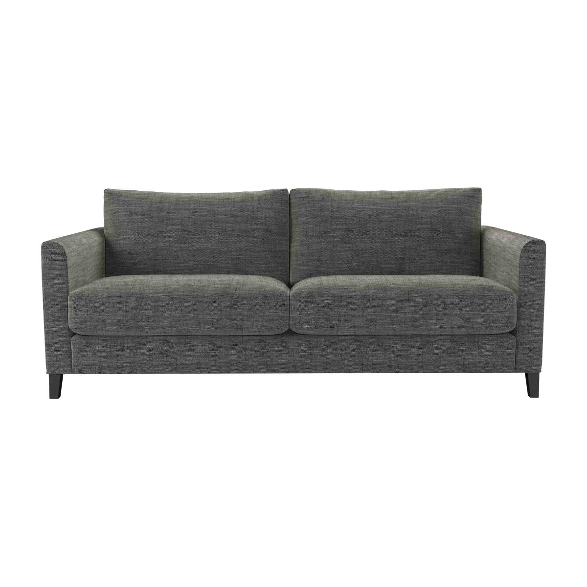 Izzy 3 Seat Sofa in Liquorice Baylee Multi-Tone Viscose Linen – image 1