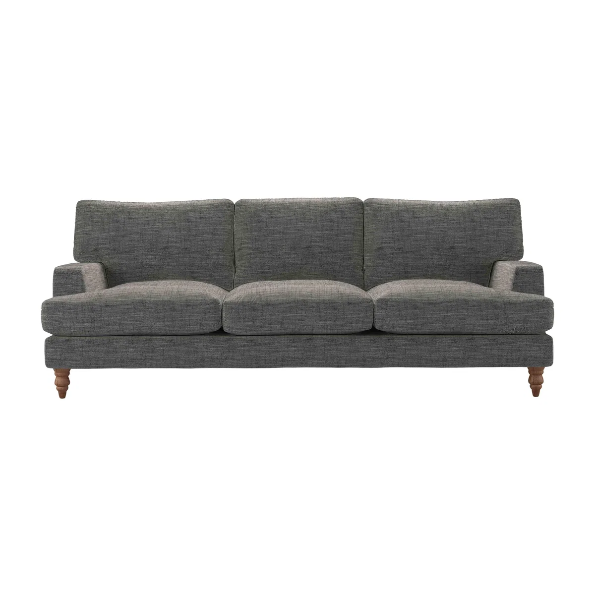 Isla 4 Seat Sofa in Liquorice Baylee Multi-Tone Viscose Linen – image 1