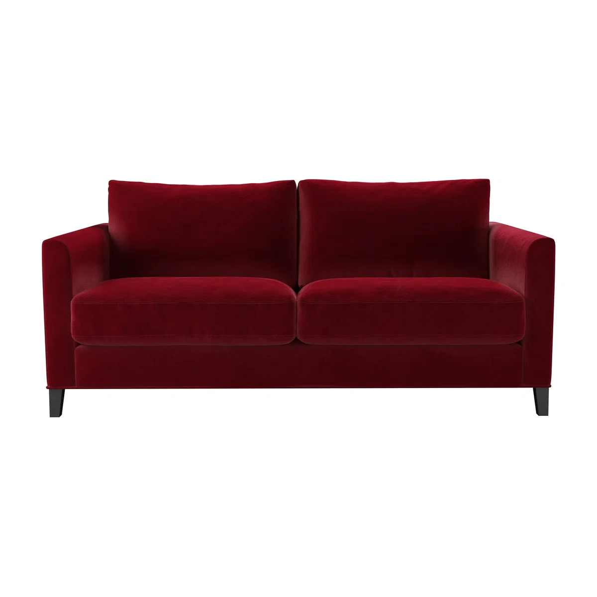 Izzy 2.5 Seat Sofa (breaks down) in Malbec Cotton Matt Velvet – image 1
