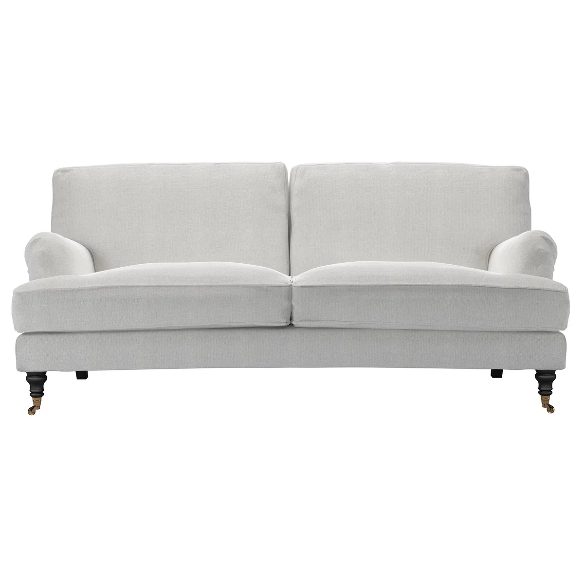 Bluebell 2.5 Seat Sofa (breaks down) in Liquorice Baylee Multi-Tone Viscose Linen – image 2