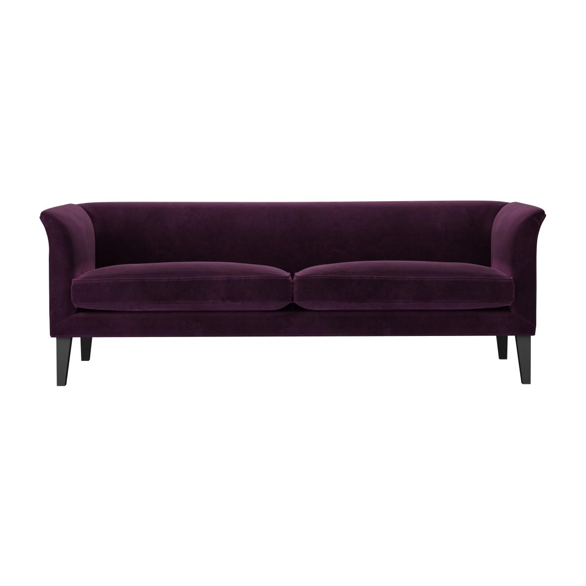 Fingal 3 Seat Sofa in Damson Smart Velvet – image 1