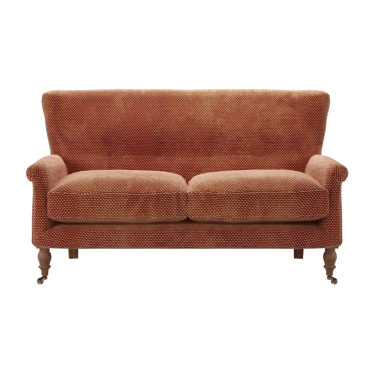 Alderney 2 Seat Sofa in Pomegranate Bubble Velvet – image 1
