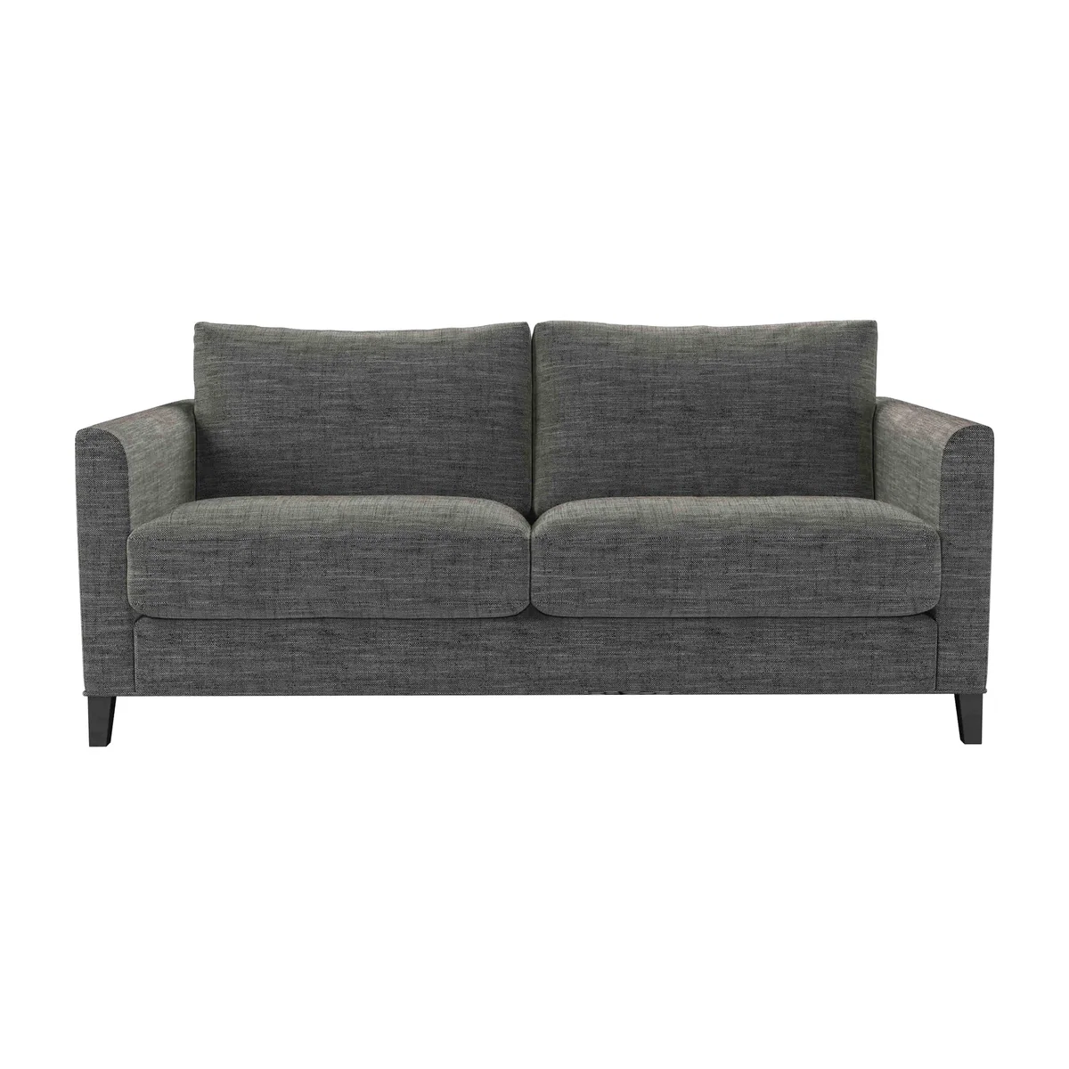 Izzy 2.5 Seat Sofa in Liquorice Baylee Multi-Tone Viscose Linen – image 1