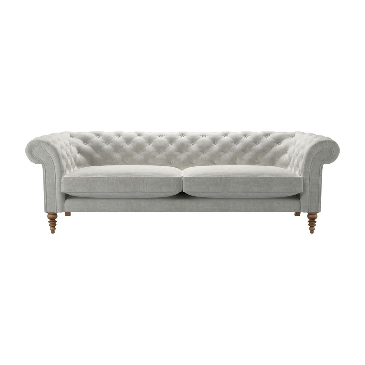 Oscar 4 Seat Sofa in Fog Aquaclean Clever Chenille – image 1
