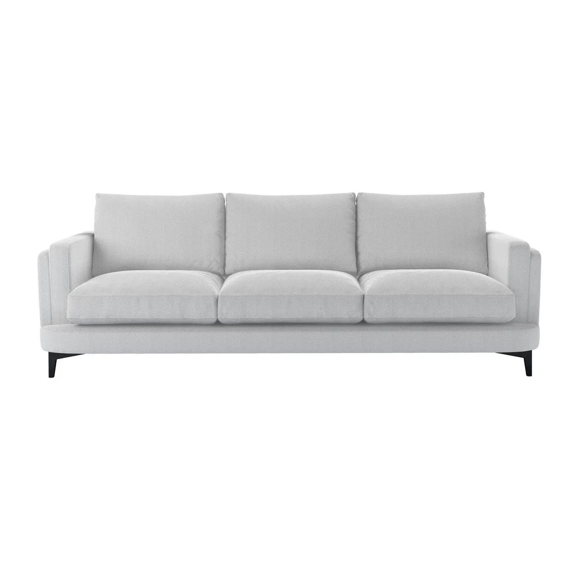 Boston Squared Arm 3 Seat Sofa in Malbec Cotton Matt Velvet – image 2
