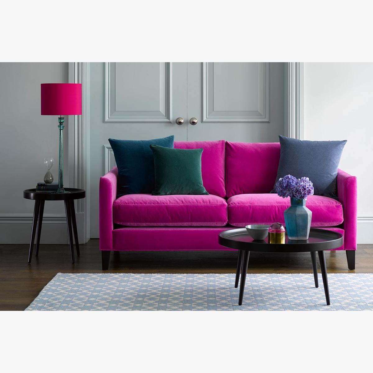 Izzy 2 Seat Sofa in Fog Aquaclean Clever Chenille – image 1
