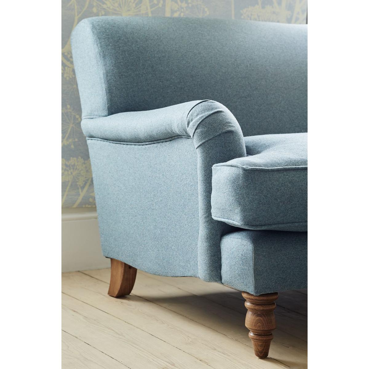 Snowdrop 3 Seat Sofa in Damson Smart Velvet – image 5