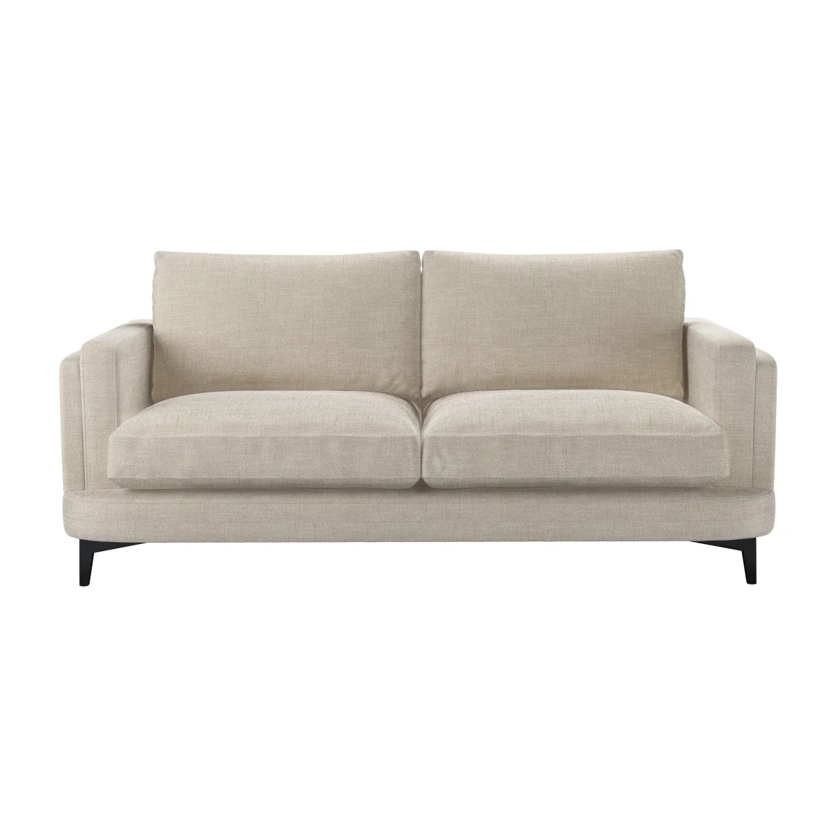 Boston Squared Arm 2.5 Seat Sofa in Jasmine Silky Jacquard Weave – image 1