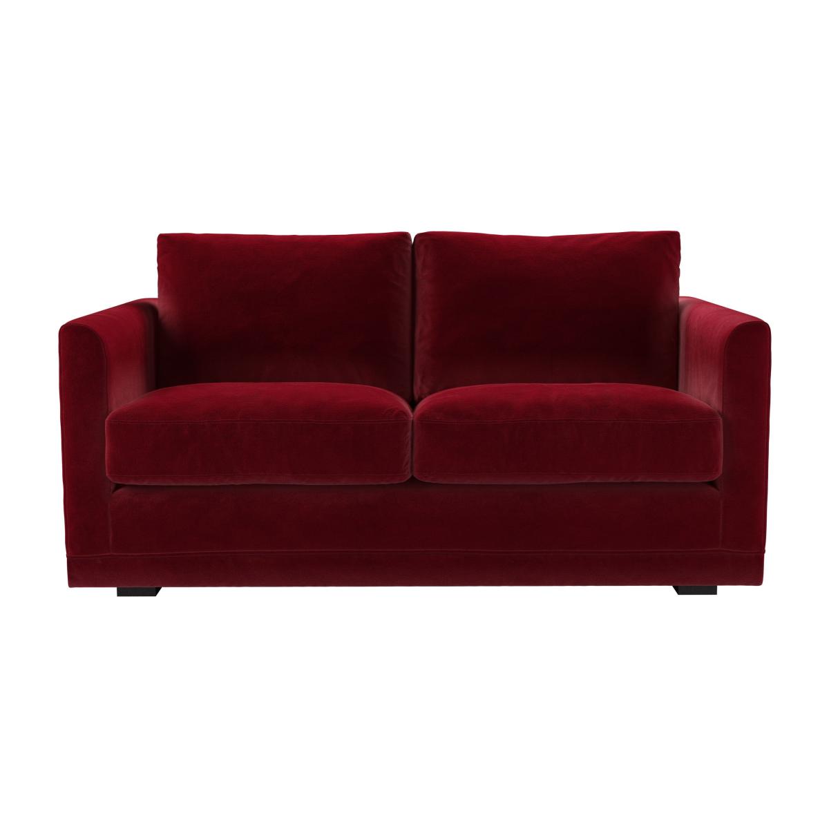Aissa 2 Seat Sofa with removable cover in Malbec Cotton Matt Velvet – image 1
