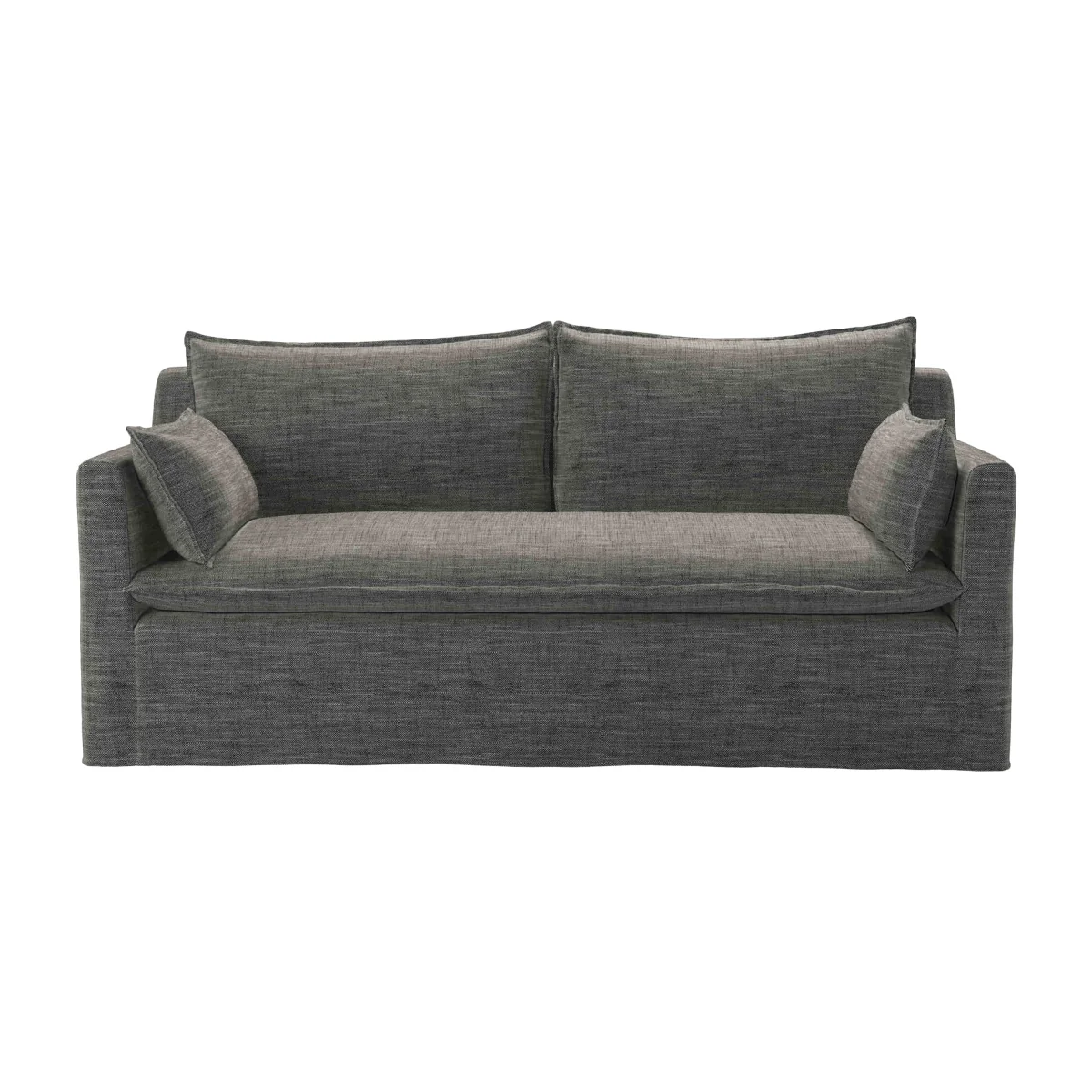 Anders 2.5 Seat Sofa in Liquorice Baylee Multi-Tone Viscose Linen – image 1
