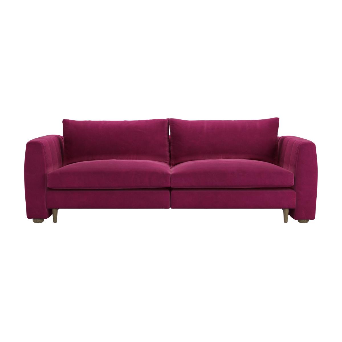 Tiffany 2.5 Seat Sofa in Persian Rose Smart Velvet – image 1