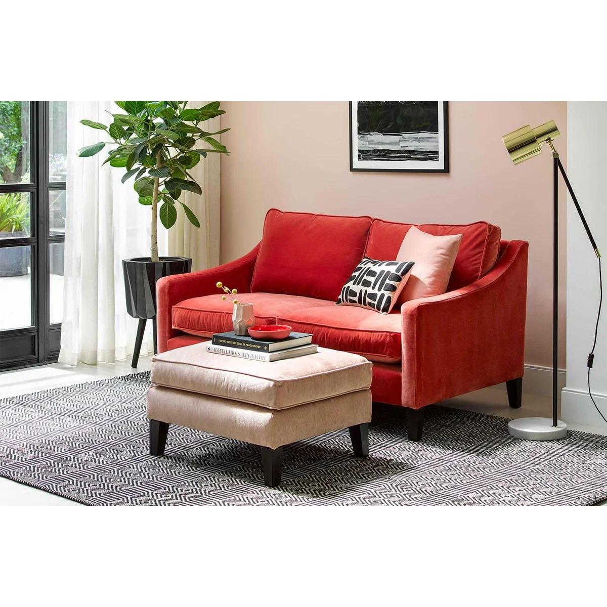 Iggy 2 Seat Sofa in Indian Summer Easy Cotton – image 3