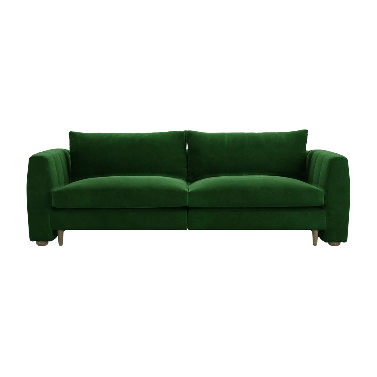 Tiffany 2.5 Seat Sofa in Putting Green Aquaclean Clever Velvet – image 1