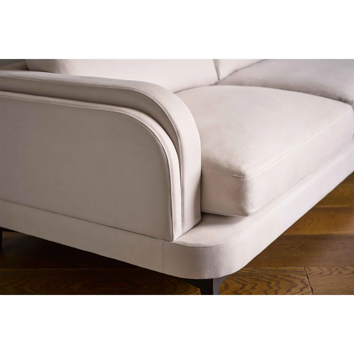 Boston Curved Arm 2.5 Seat Sofa in Pomegranate Bubble Velvet – image 5