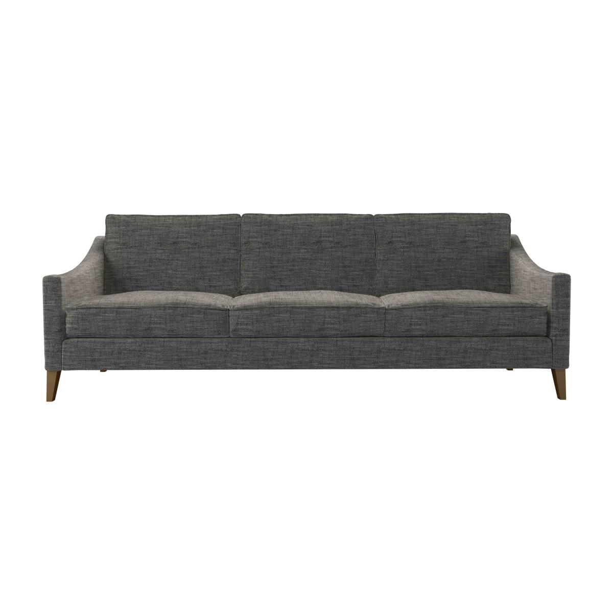 Iggy 4 Seat Sofa in Liquorice Baylee Multi-Tone Viscose Linen – image 1