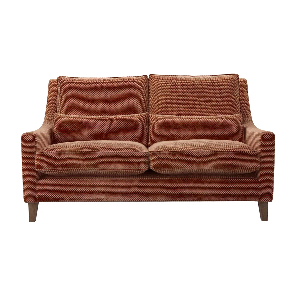 High Back Iggy 2.5 Seat Sofa in Pomegranate Bubble Velvet – image 1