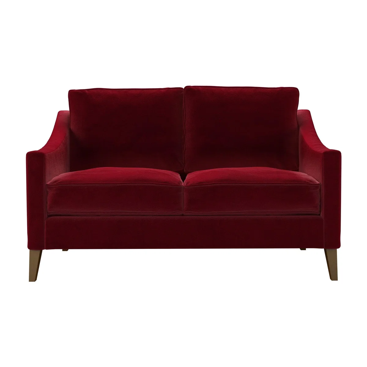 Iggy 2 Seat Sofa (breaks down) in Malbec Cotton Matt Velvet – image 1