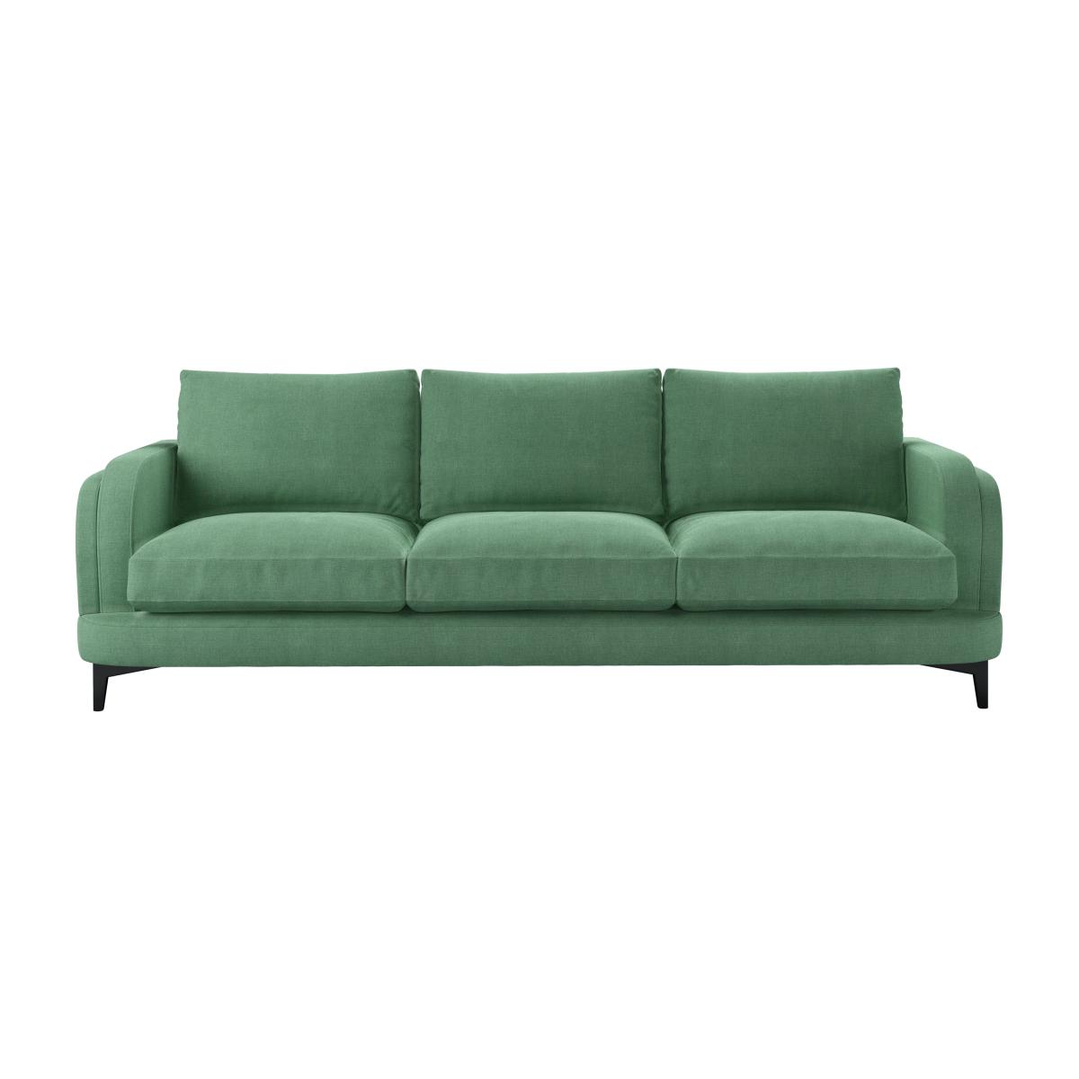 Boston Curved Arm 4 Seat Sofa in Celadon Easy Cotton – image 1