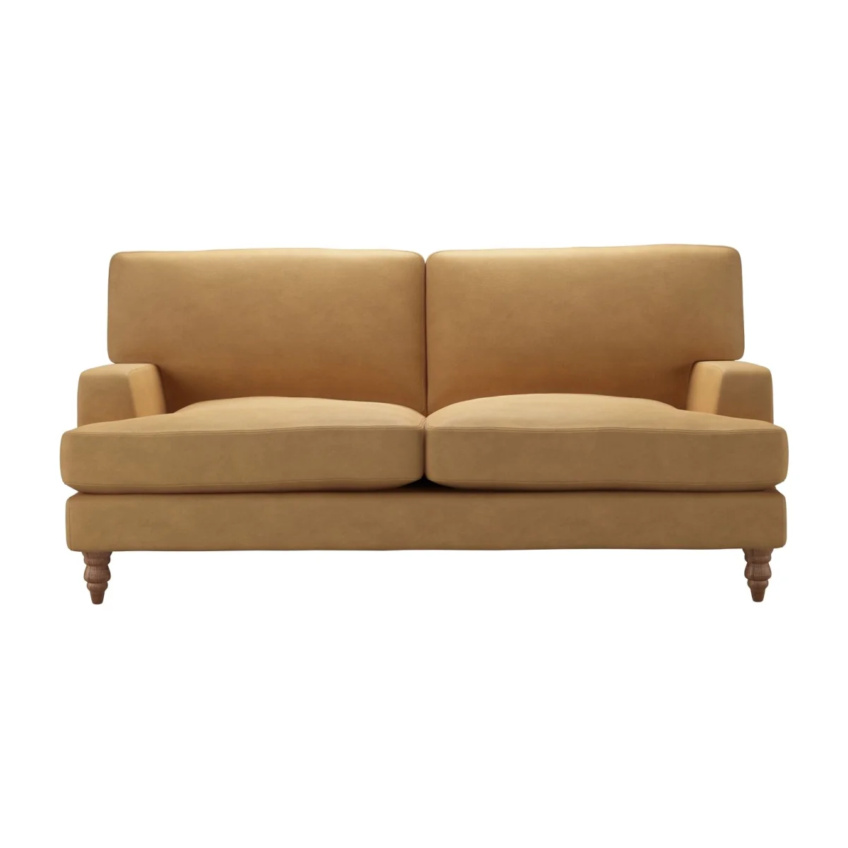 Isla 2.5 Seat Sofa in Turmeric Powdered Leather - sofa.com