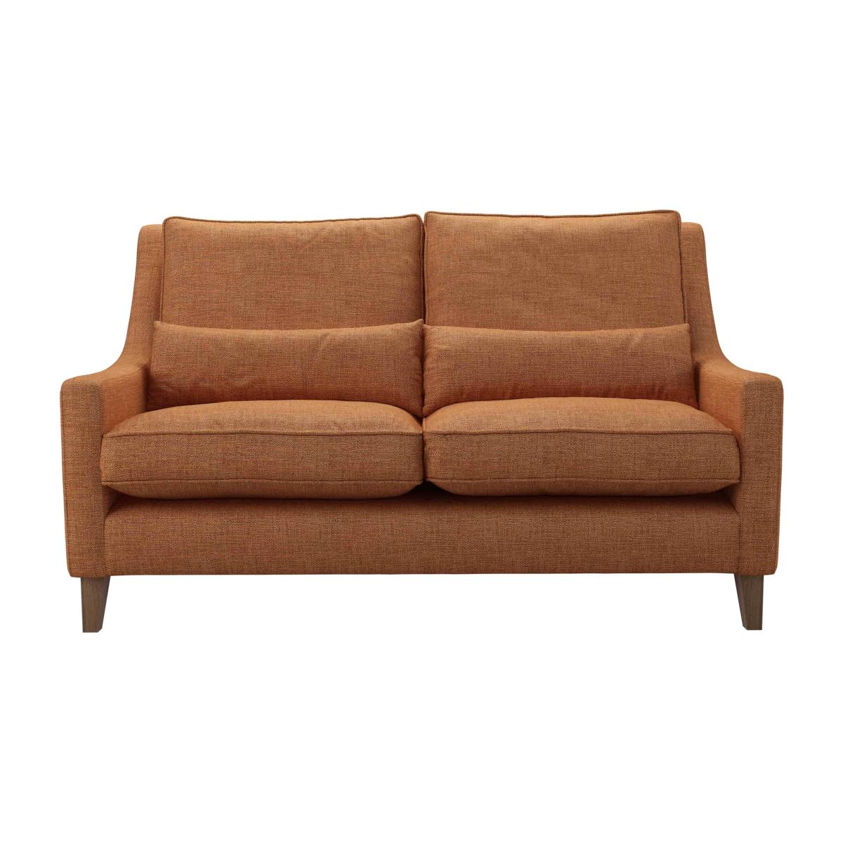 High Back Iggy 2.5 Seat Sofa in Terracotta Florence Textured Weave – image 1