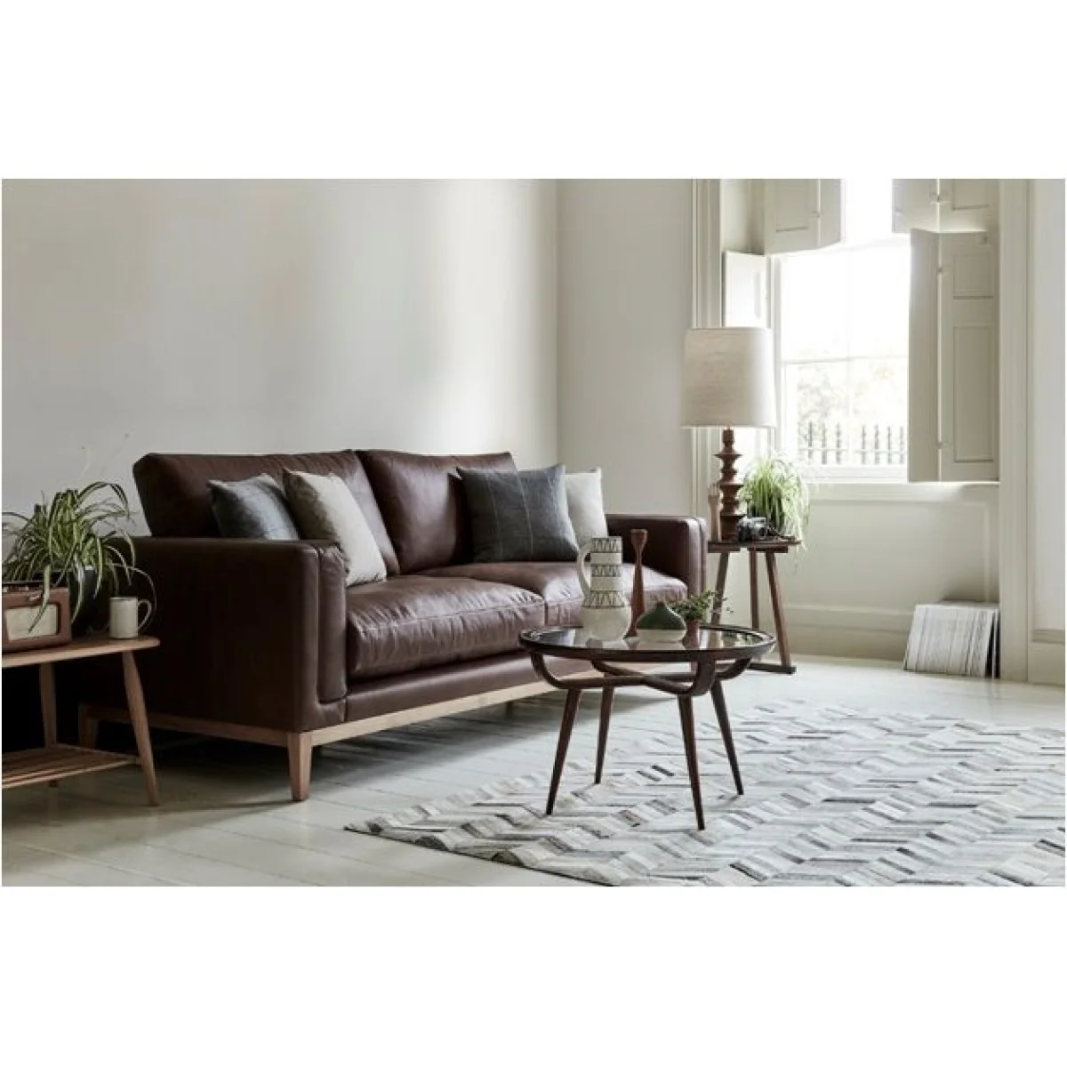 Costello  2.5 Seat Sofa in Malbec Cotton Matt Velvet – image 3