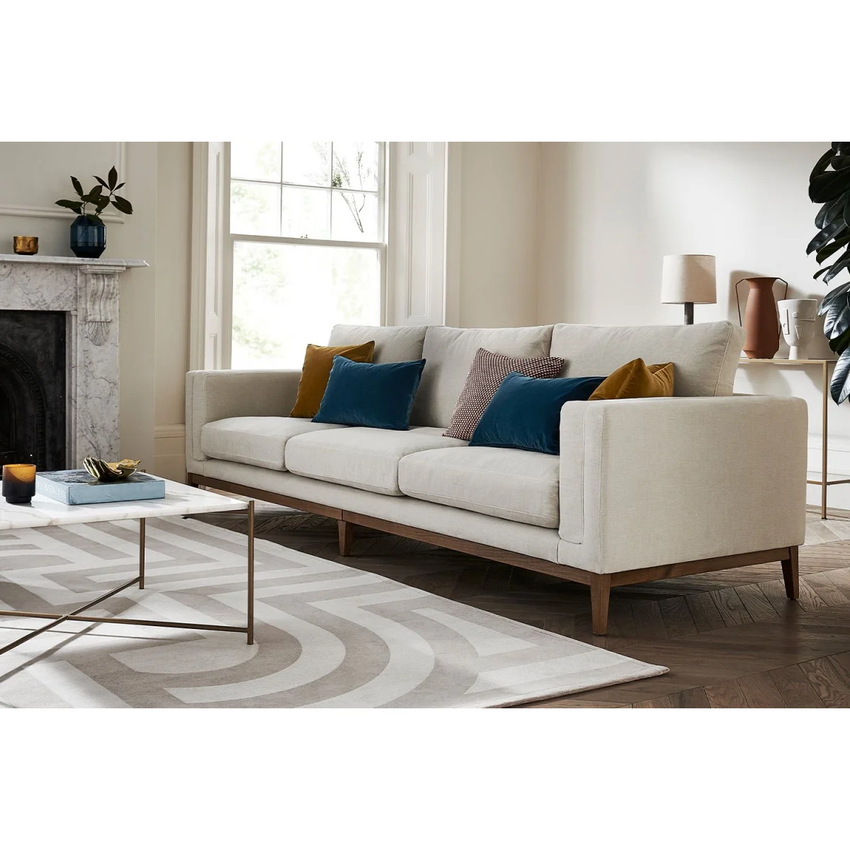 Costello  2.5 Seat Sofa in Malbec Cotton Matt Velvet – image 8