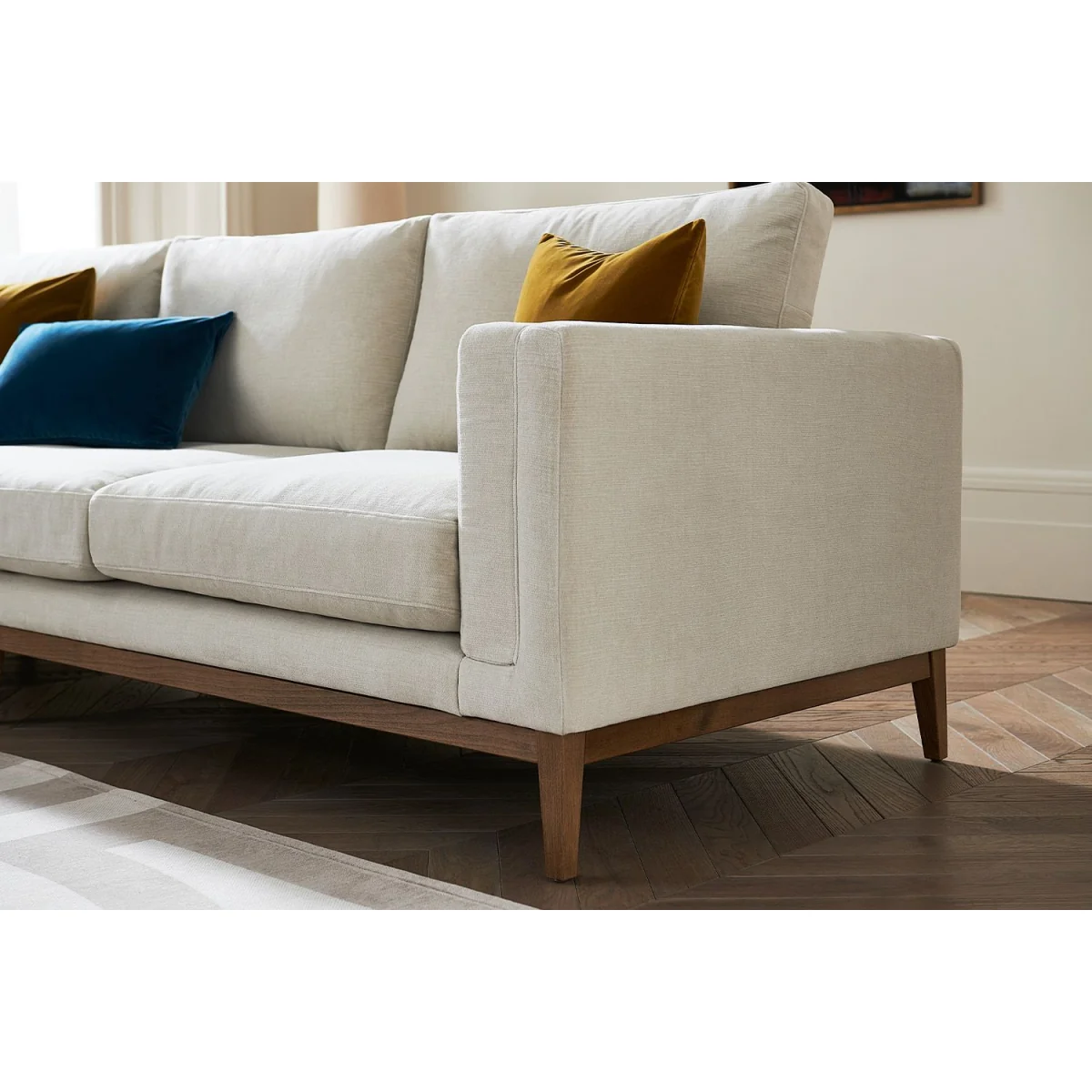 Costello  2.5 Seat Sofa in Malbec Cotton Matt Velvet – image 9