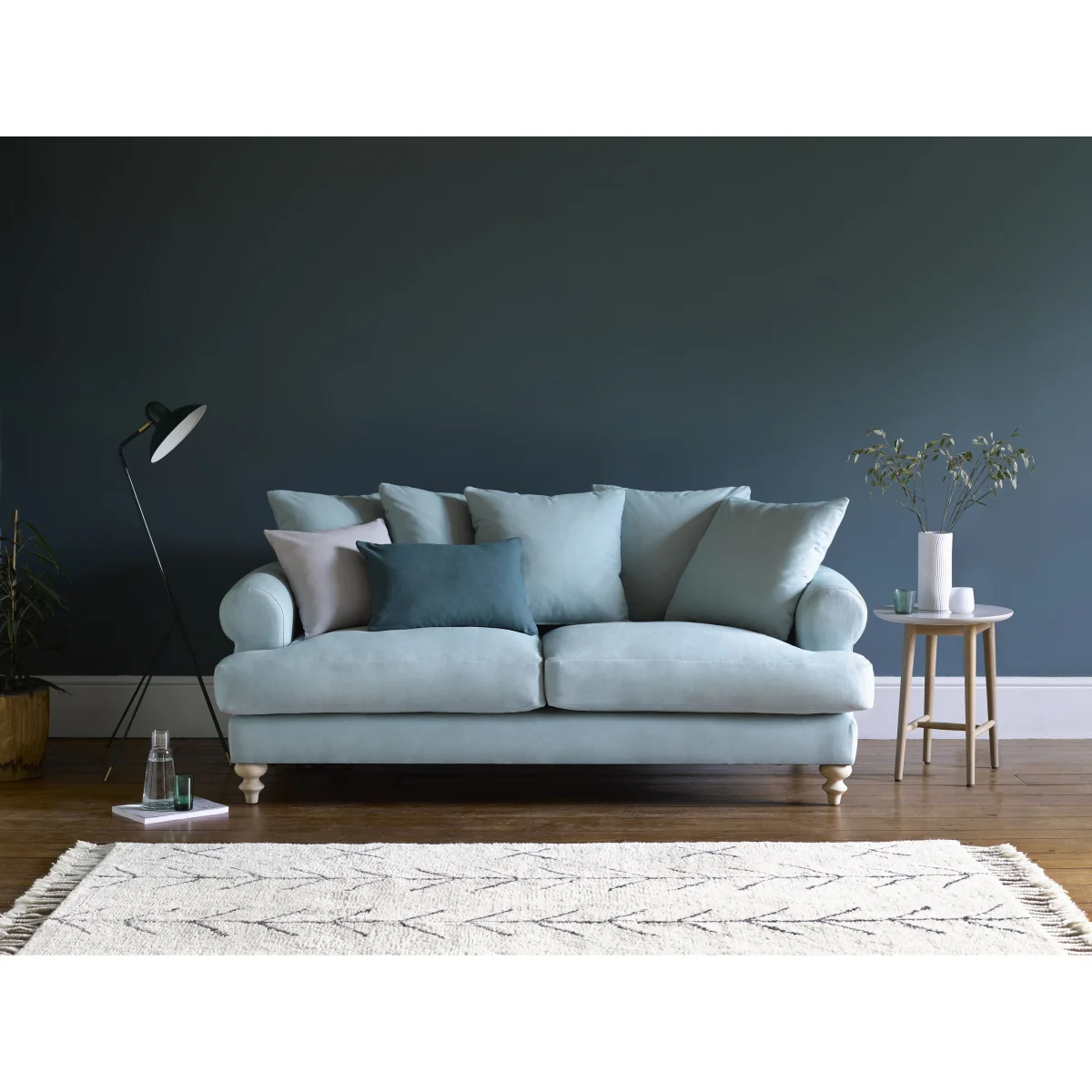 Teddy 2.5 Seat Sofa in Damson Smart Velvet – image 3
