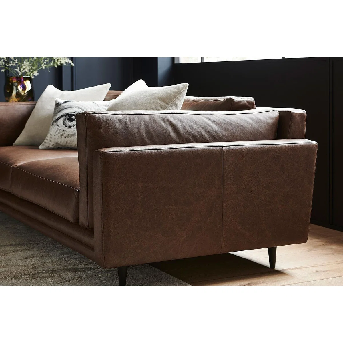 Marco 4 Seat Sofa in Uniform House Herringbone Weave – image 6