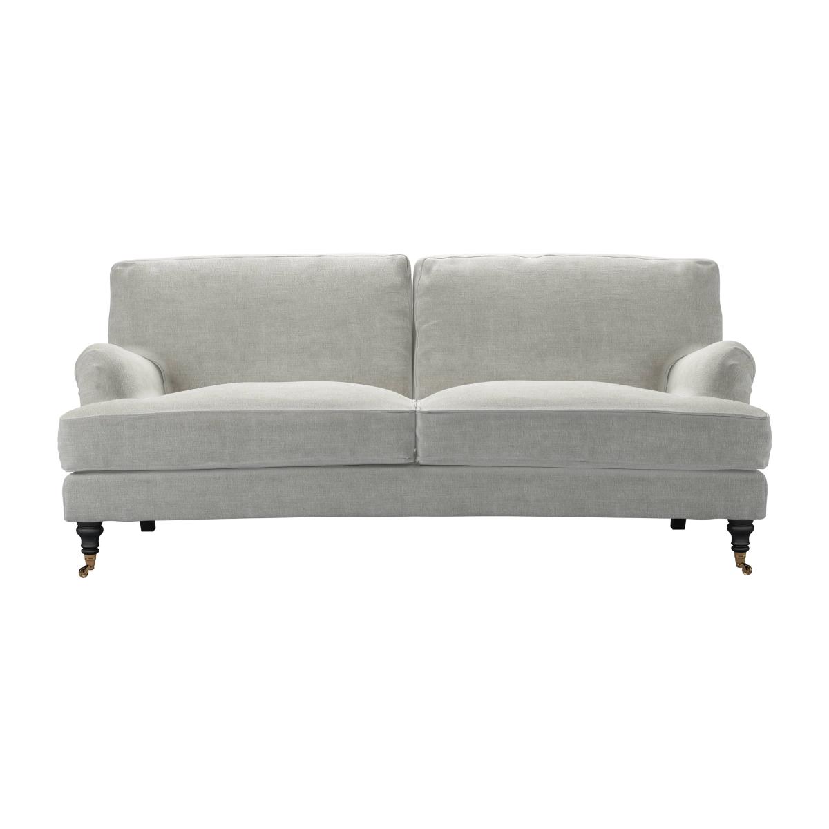 Bluebell 3 Seat Sofa (breaks down) in Fog Aquaclean Clever Chenille – image 1