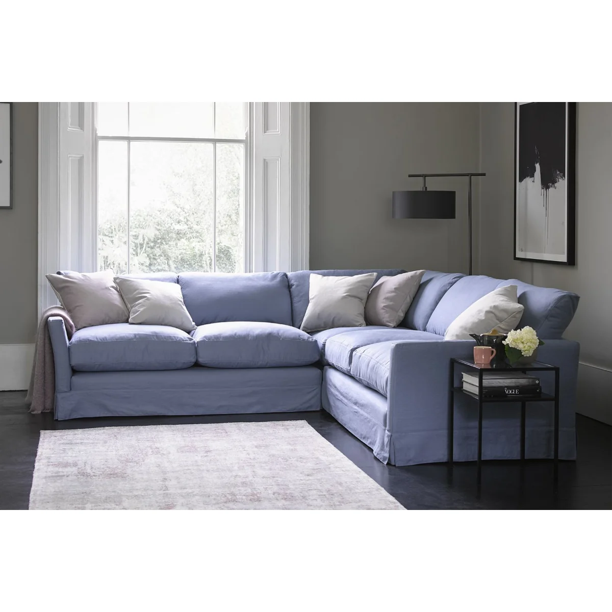 Otto 2.5 Seat Sofa in Sea Spray Aquaclean Clever Chenille – image 3