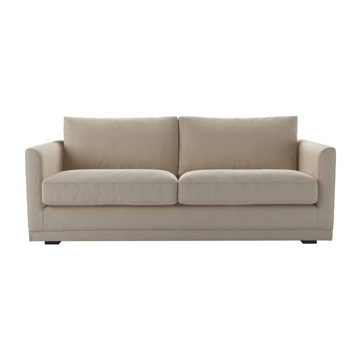 Aissa 3 Seat Sofa with removable cover in Elderflower Organic Smart Cotton – image 1