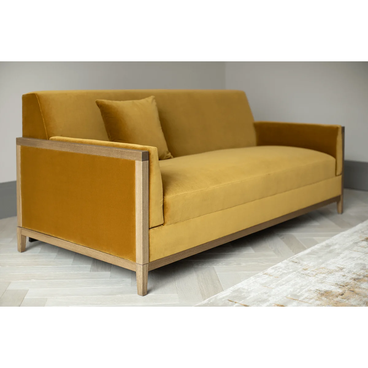 Chester 2.5 Seat Sofa in Pomegranate Bubble Velvet – image 6