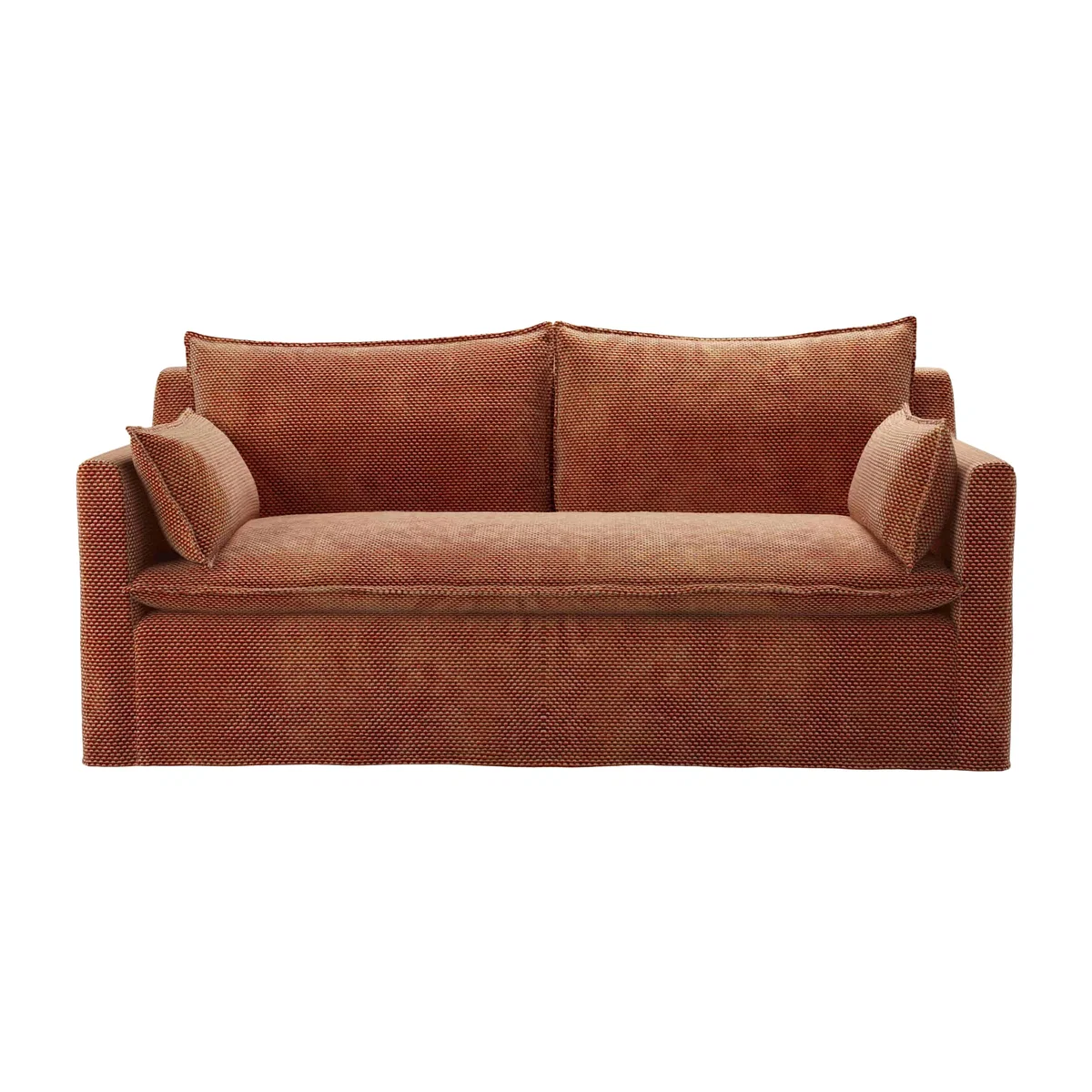 Anders 2.5 Seat Sofa in Pomegranate Bubble Velvet – image 1