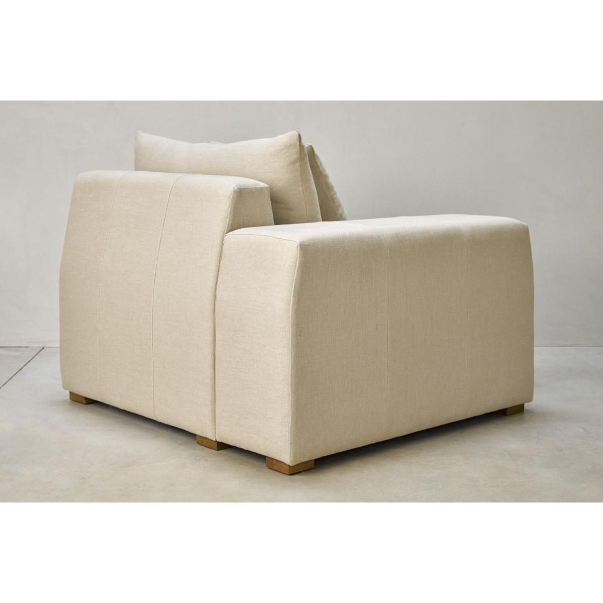 Romy Double sided Sofa in Mercury Cashmere Velvet – image 5