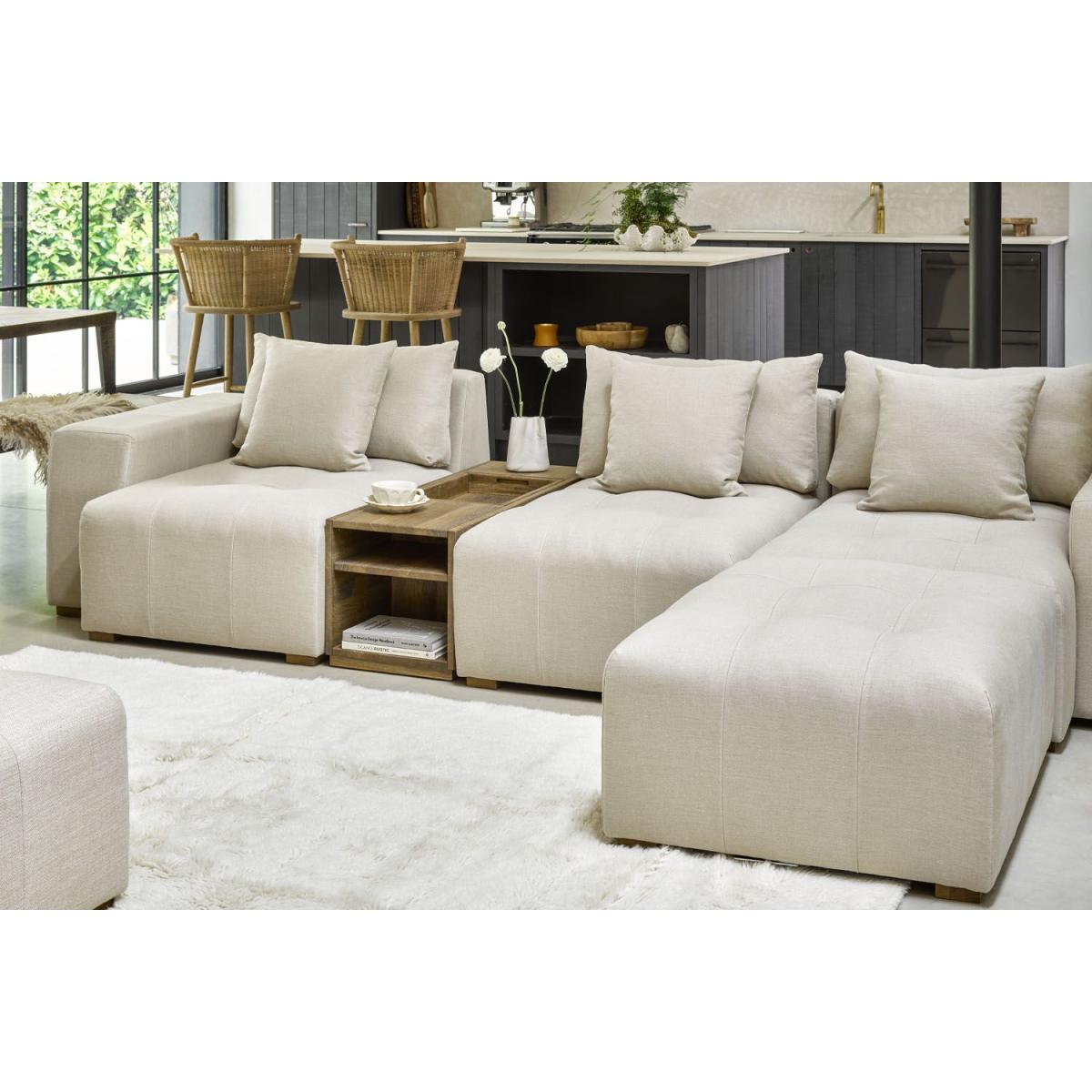 Romy Double sided Sofa in Mercury Cashmere Velvet – image 9