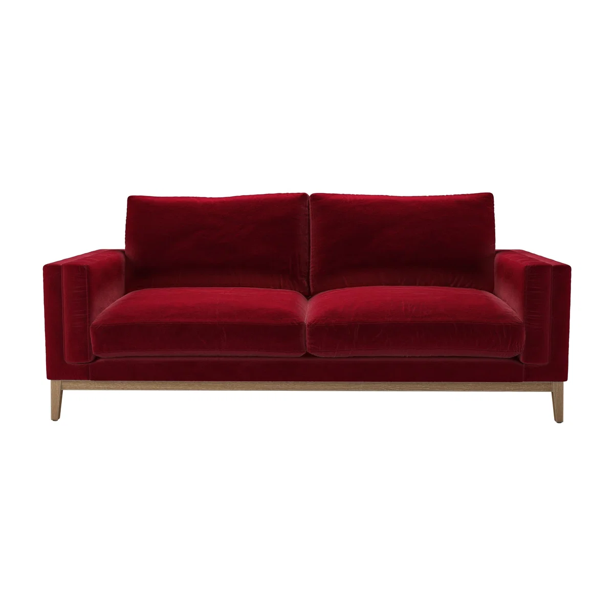 Costello 3 Seat Sofa in Malbec Cotton Matt Velvet – image 1