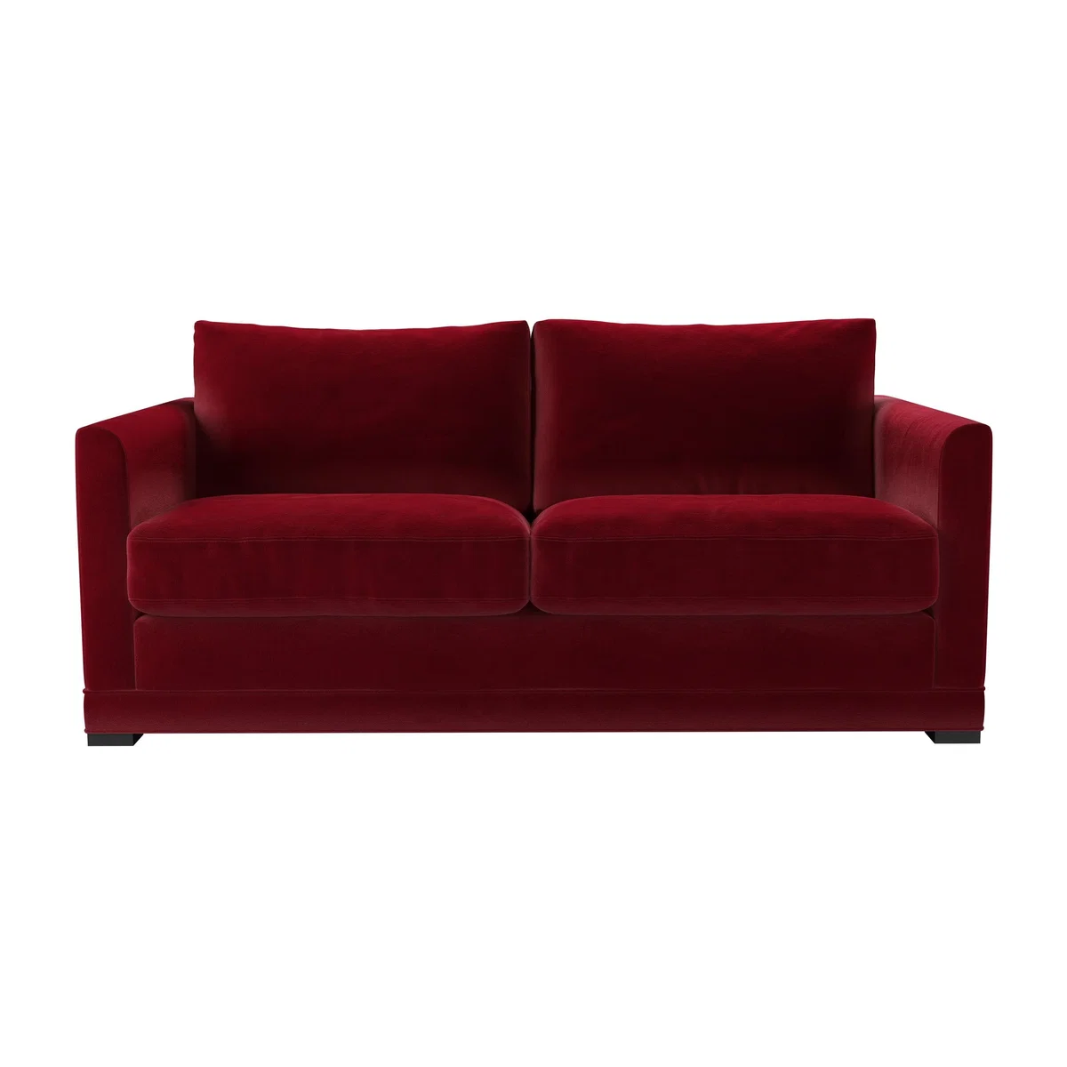Aissa 2.5 Seat Sofa in Malbec Cotton Matt Velvet – image 1