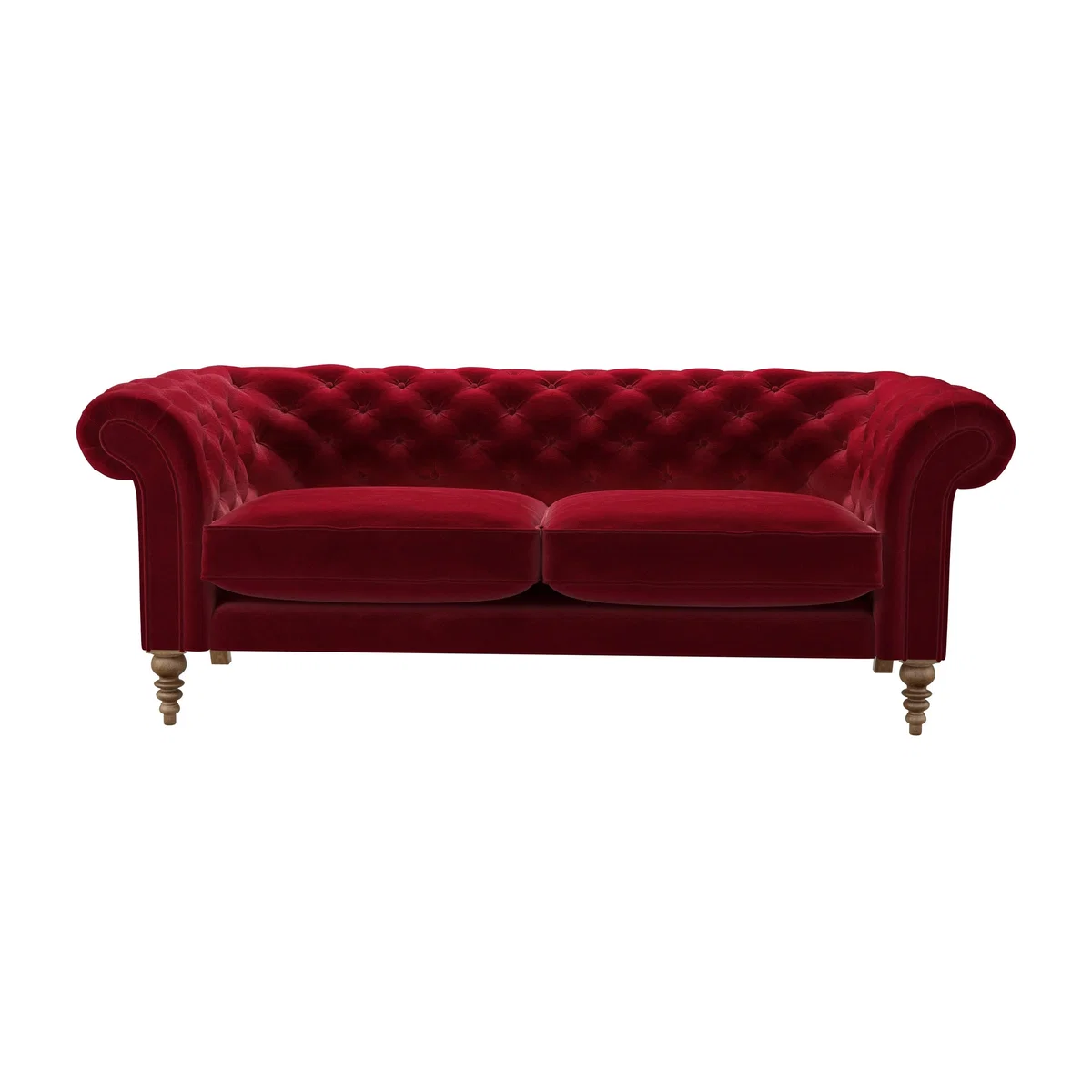 Oscar 3 Seat Sofa in Malbec Cotton Matt Velvet – image 1