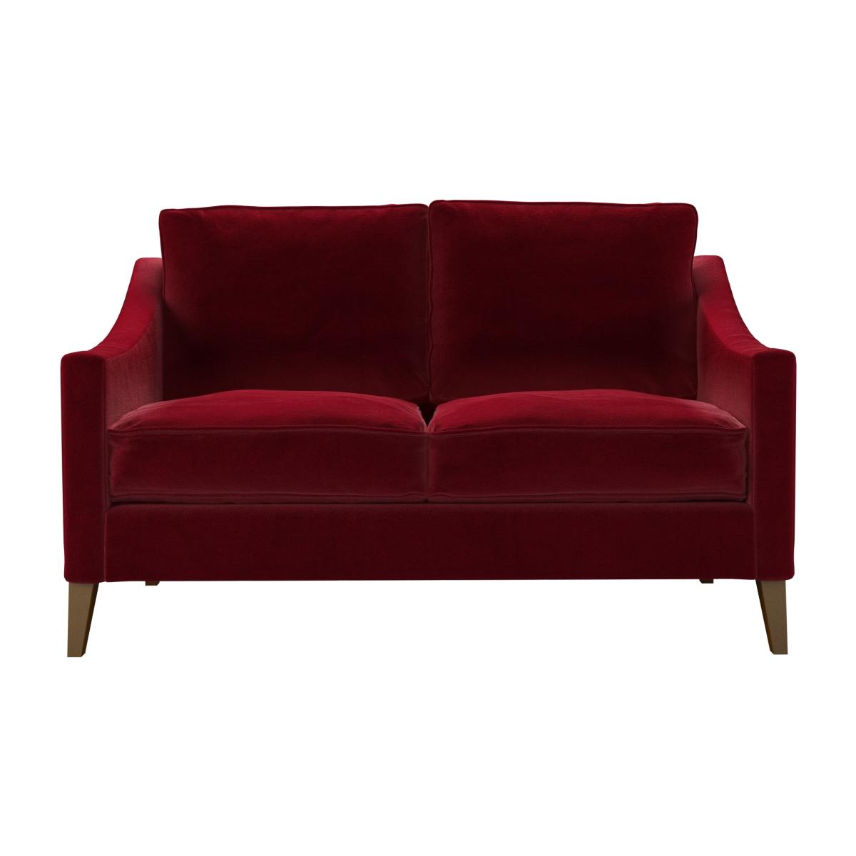 Iggy 2 Seat Sofa in Malbec Cotton Matt Velvet – image 1