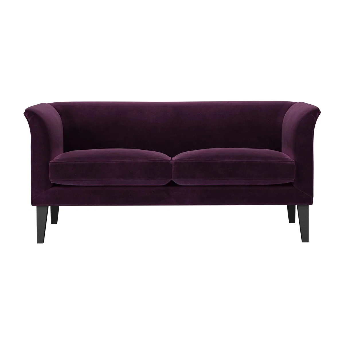 Fingal 2 Seat Sofa in Damson Smart Velvet – image 1
