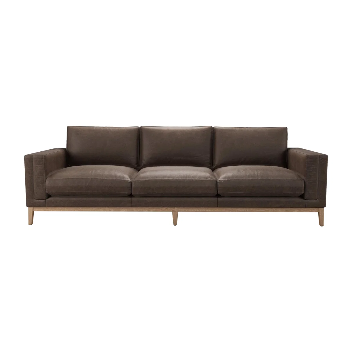 Costello 4 Seat Sofa in Walnut Antique Leather – image 1