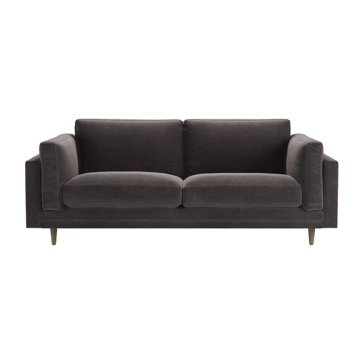 Marco 2.5 Seat Sofa in Shale Aquaclean Clever Velvet – image 1