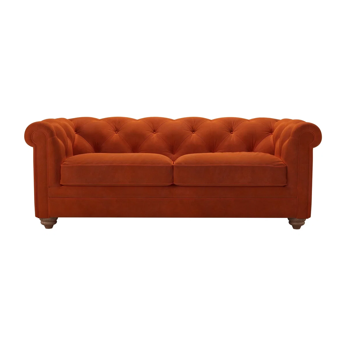 Patrick 2.5 Seat Sofa in Brick Aquaclean Clever Velvet – image 1