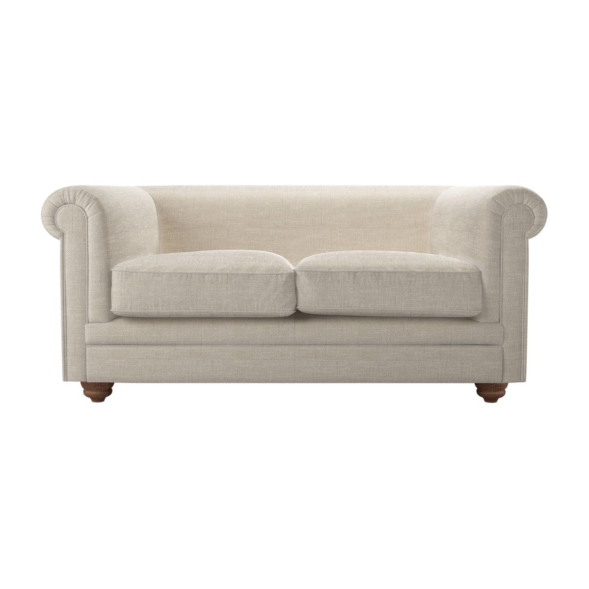 Patrick Unbuttoned 2 Seat Sofa in Jasmine Silky Jacquard Weave – image 1