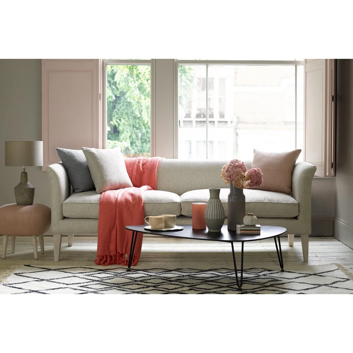 Fingal 2.5 Seat Sofa in Celadon Easy Cotton – image 2