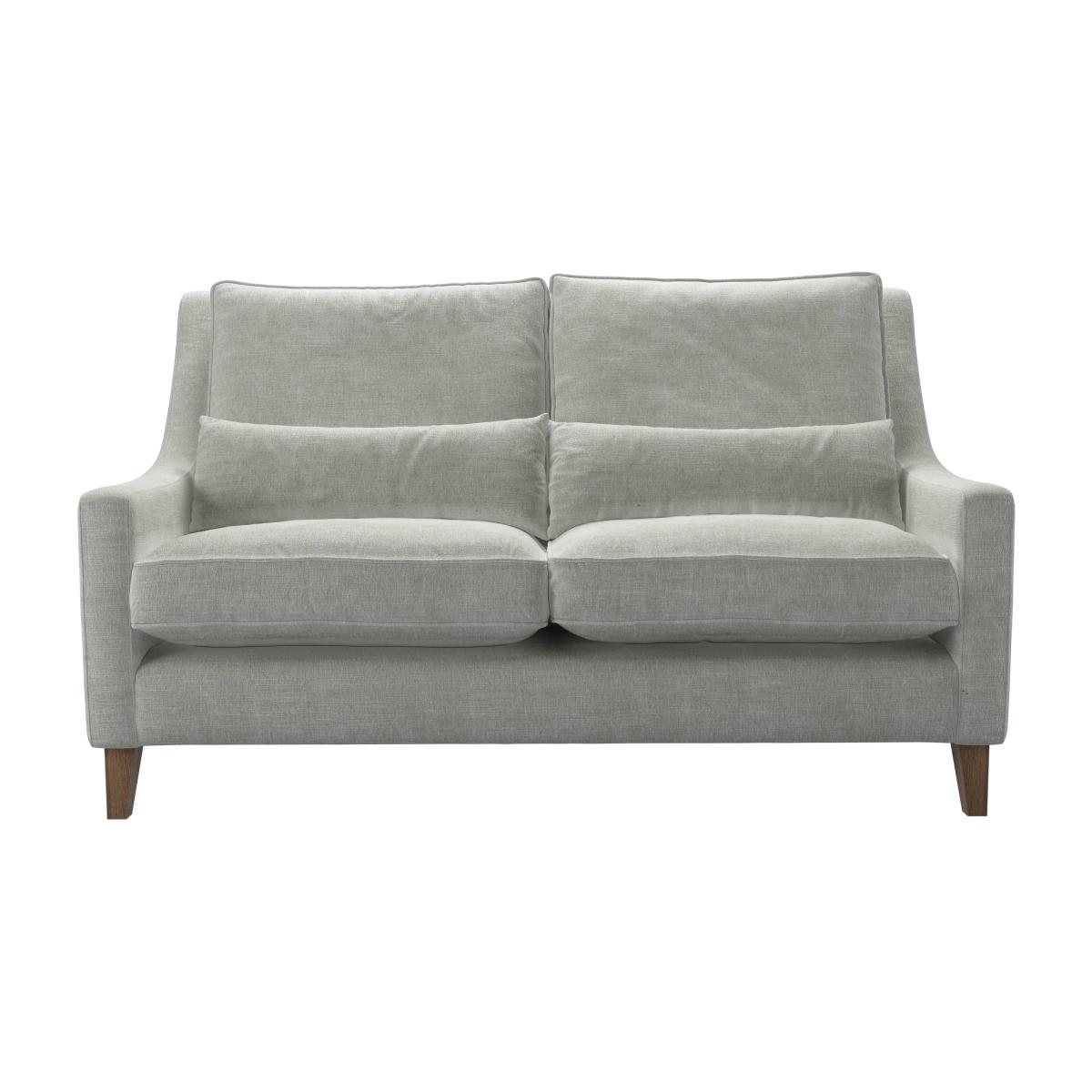 High Back Iggy 2.5 Seat Sofa in Fog Aquaclean Clever Chenille – image 1
