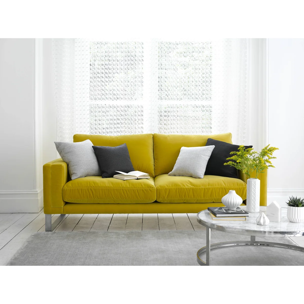Costello 2.5 Seat Sofa in Celadon Easy Cotton – image 4
