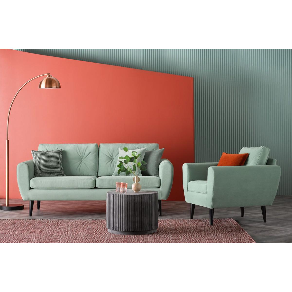 Jack 2 Seat Sofa in Cliff Soft Weave – image 6
