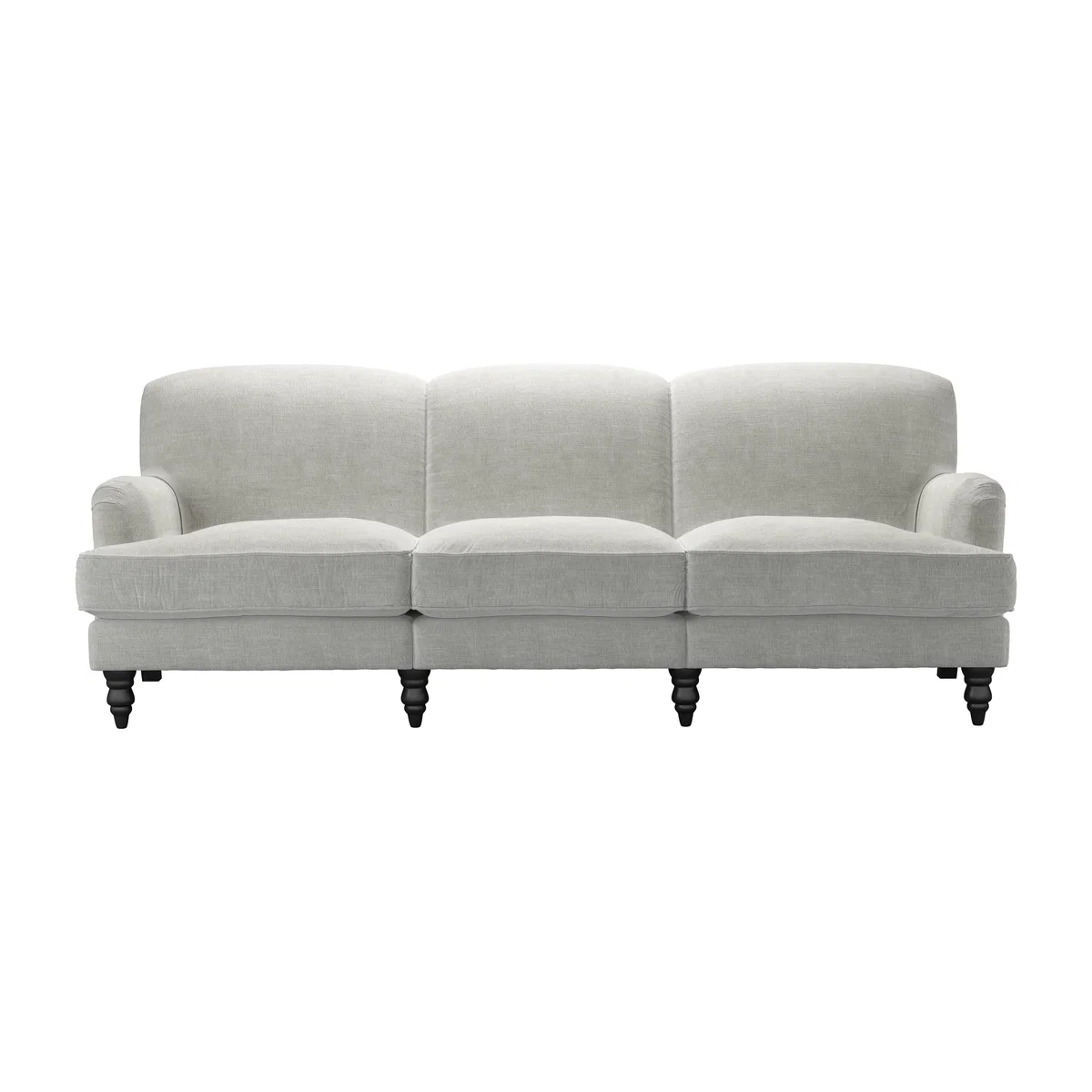 Snowdrop 4 Seat Sofa in Fog Aquaclean Clever Chenille – image 1